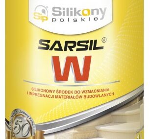 Silikony Polskie SARSIL W Dwuskładnikowy środek do hydrofobizacji i wzmacniania podłoża